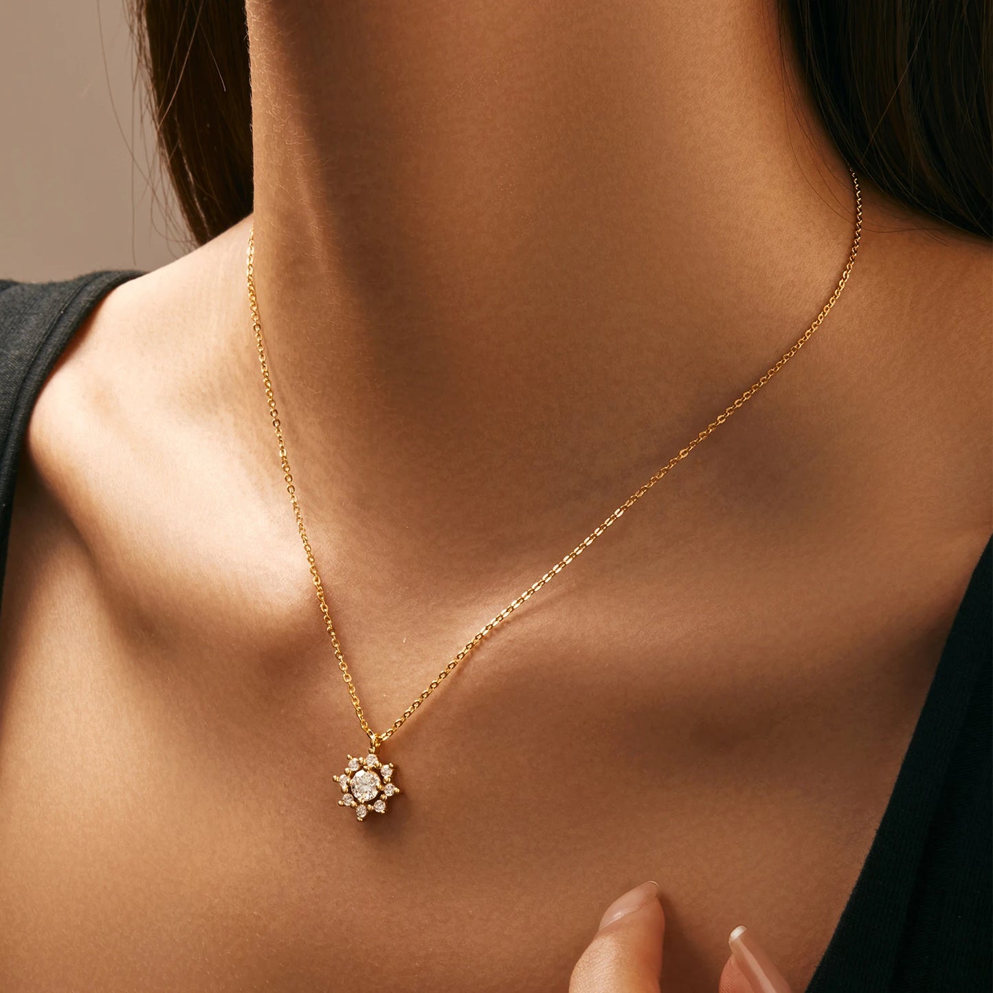 VIP MODIAN® 0.5 Carat Moissanite Snowflake Necklace
