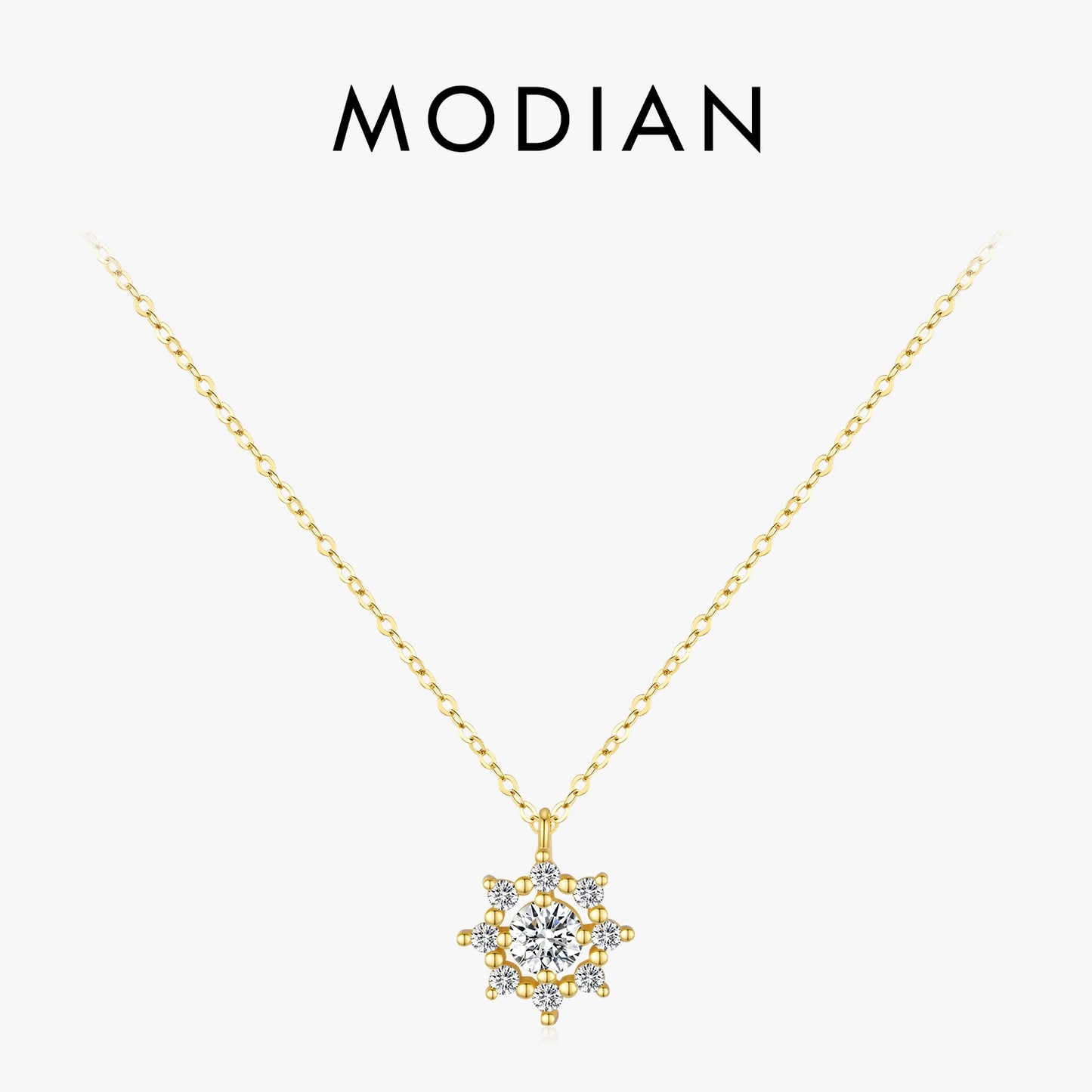 VIP MODIAN® 0.5 Carat Moissanite Snowflake Necklace