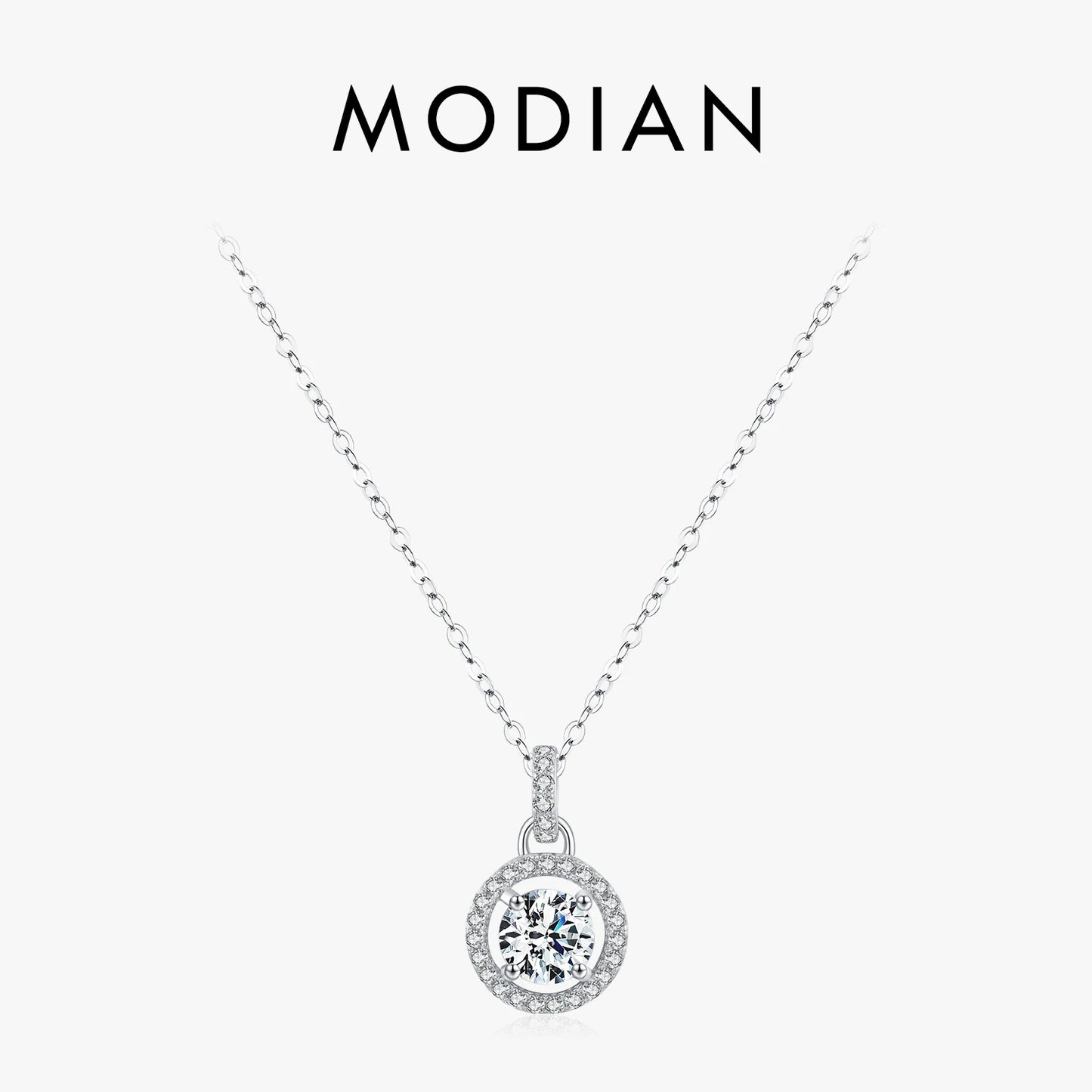 MODIAN® 1 Carat Moissanite Pendant Necklace