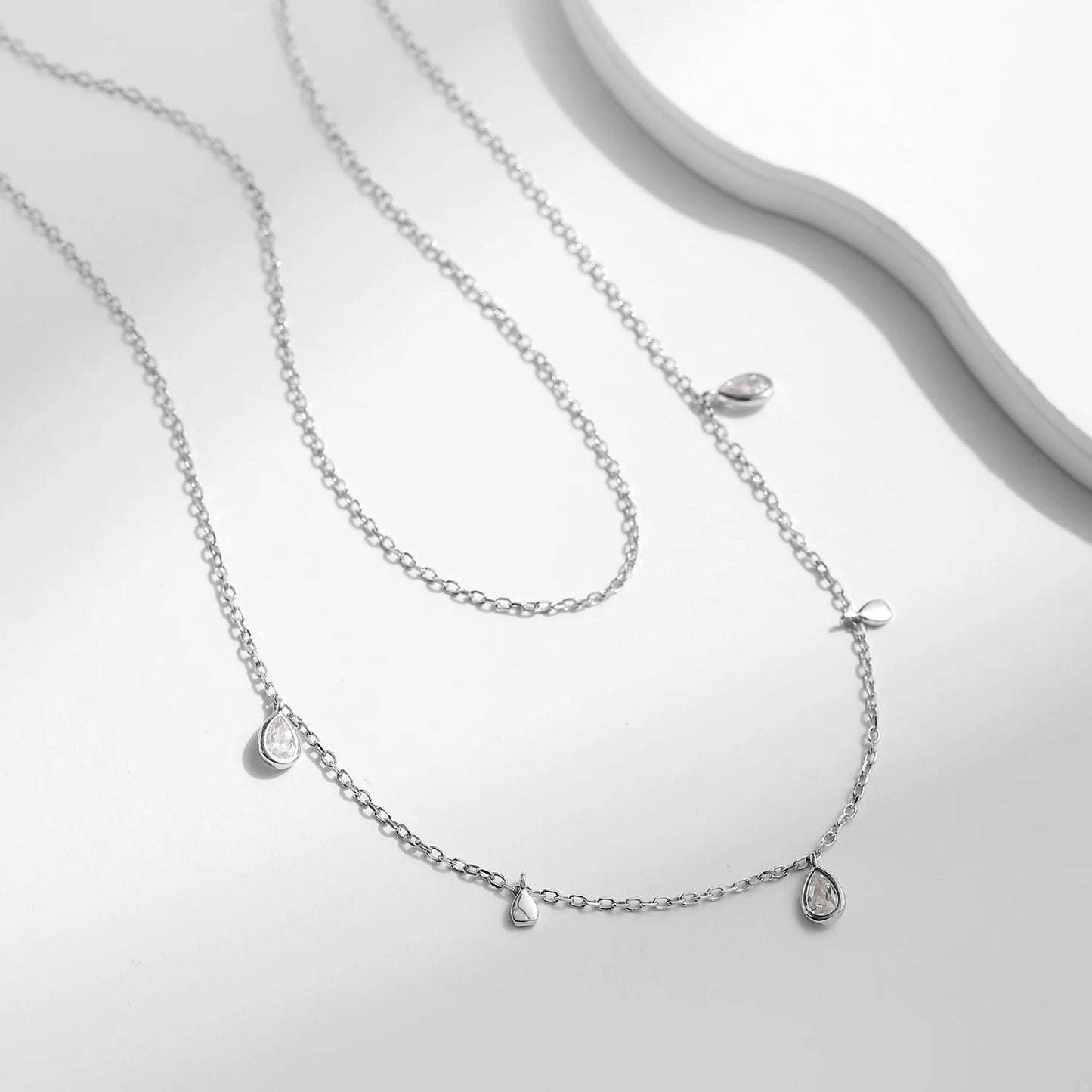 MODIAN® Pear Shape Moissanite Pendant Necklace