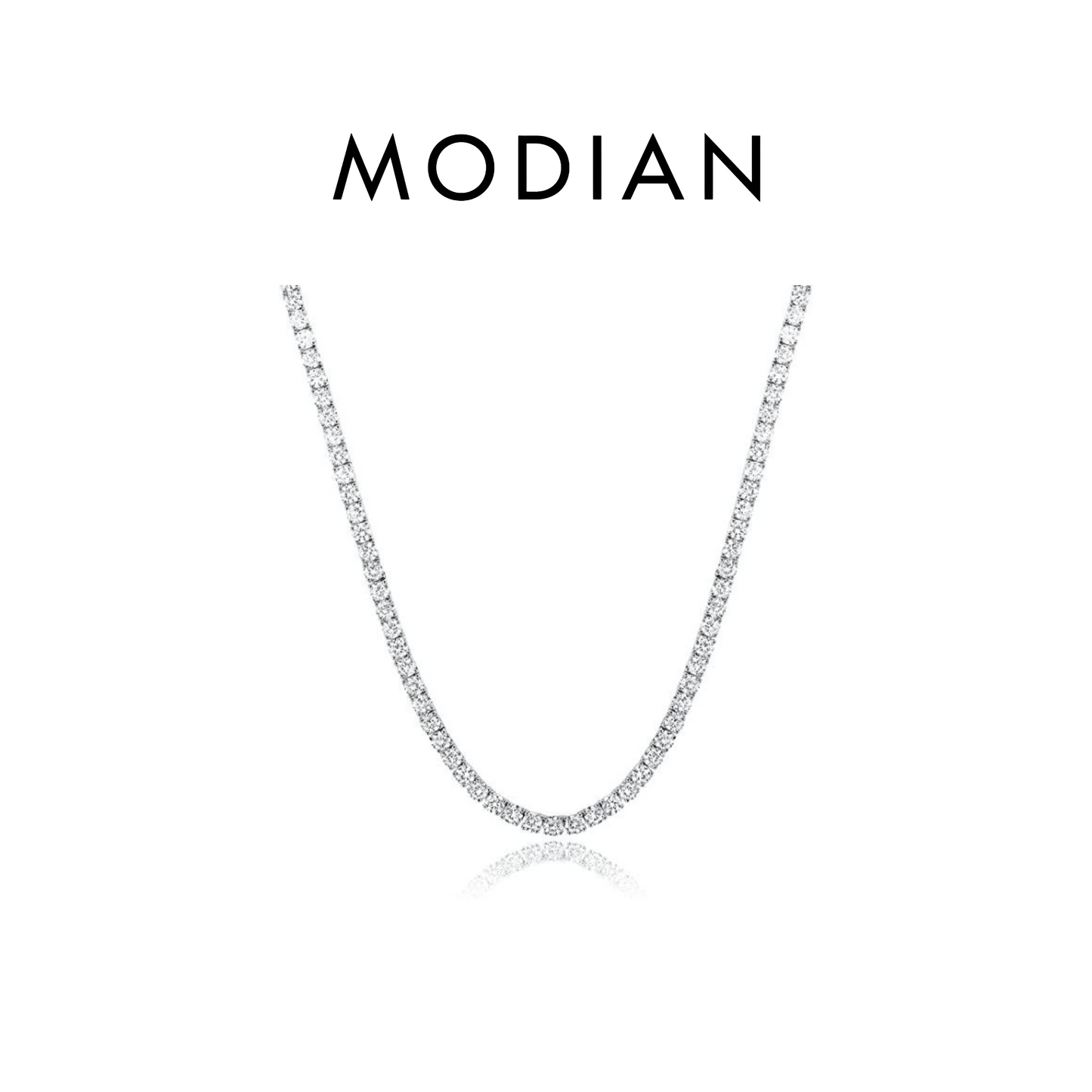 MODIAN® Moissanite Tennis Necklace