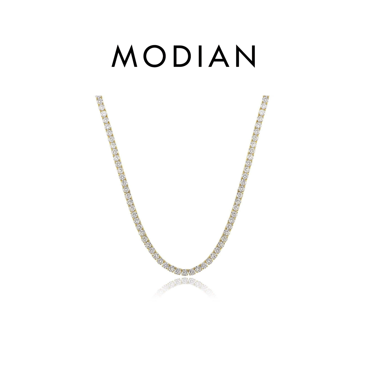MODIAN® Moissanite Tennis Necklace