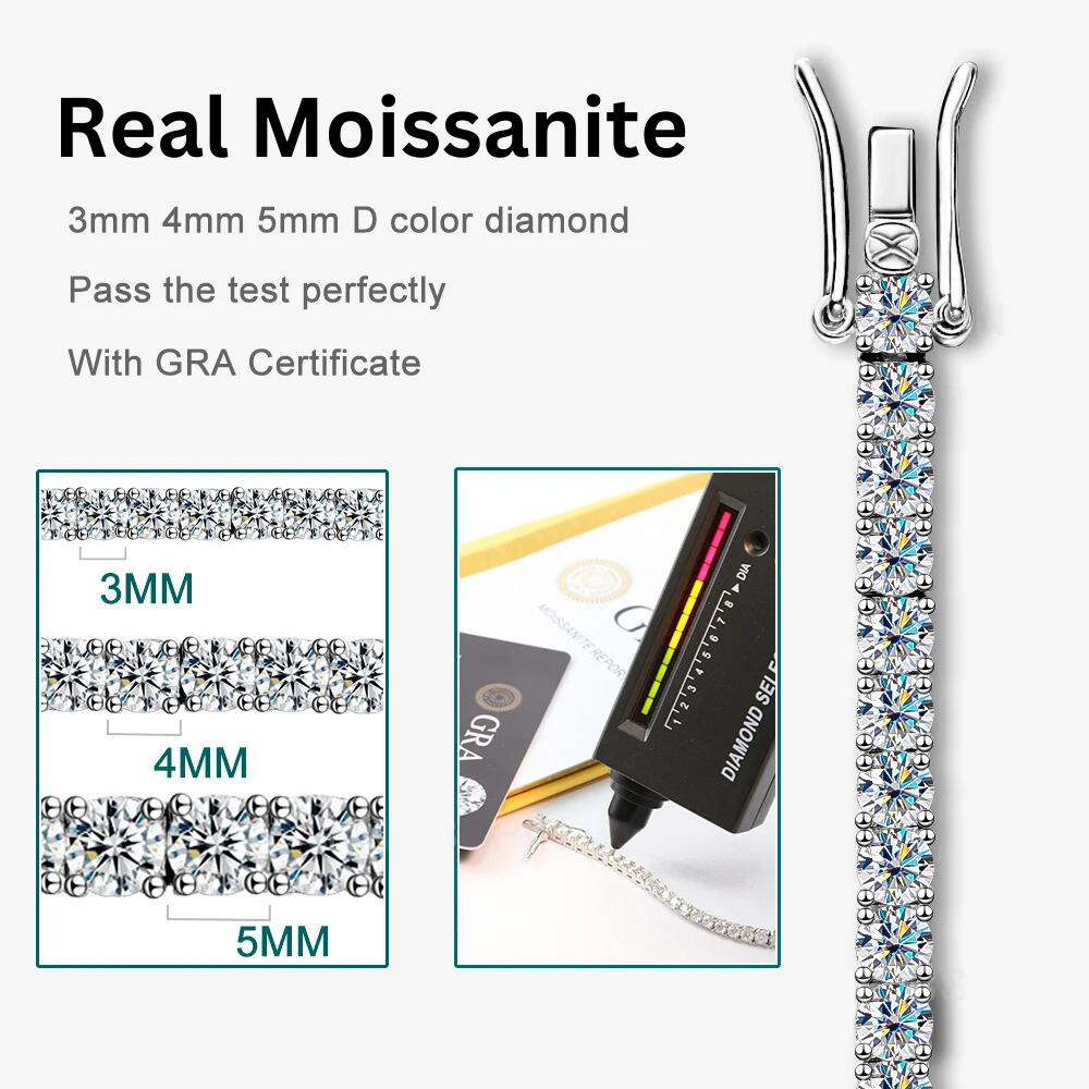 MODIAN® Moissanite Tennis Necklace