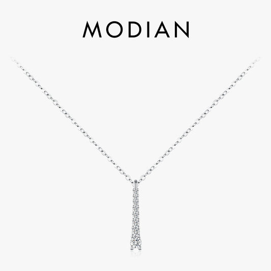 MODIAN Minimalist Moissanite Necklace