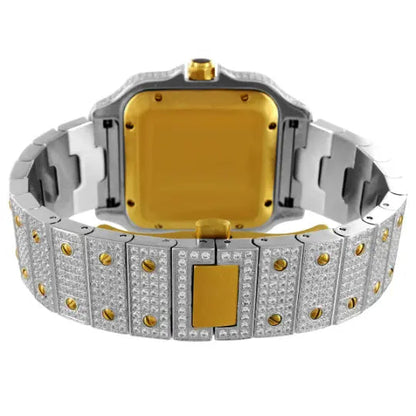 MODIAN® Moissanite Two Tone Yellow Gold Watch